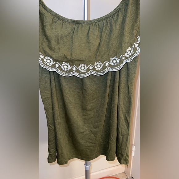 Lane Bryant- Swing Off-The-Shoulder Embroidered Top - Picture 6 of 7